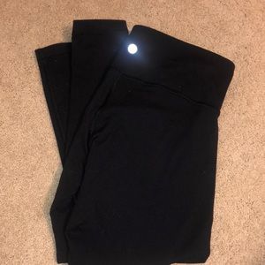 Lululemon cropped wunder under leggings